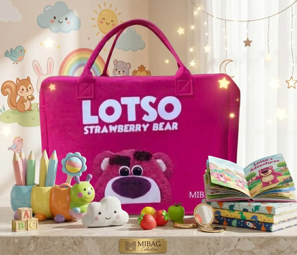 Lotso Strawberry Bear Bag